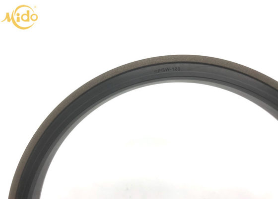 مهر و موم لاستیک پیستونی هیدرولیک بیل مکانیکی SPGW 120 PTFE NBR U Cup Piston Seal