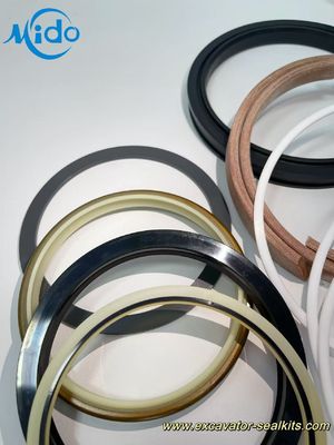 کیت تعمیر سیلندر هیدرولیک بازوی کوماتسو | حمل و نقل فوری 707-98-48610 | سازگار با مدل های PC200-8 | تنظیم کامل مهر و موم/واشر/پیستون