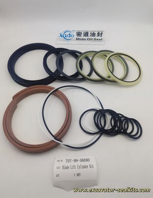 کیت مهر و موم ترمیم سری کامل برای 707-99-56690 کیت مهر و موم هیدرولیک آسانسور تیغه-شامل تمام مهر و موم ها و واشرها