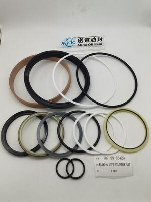 Hydraulic Cylinder Seal Kit 707-99-65420 for Komatsu WA480-5 Wheel Loader Lift Cylinder - OEM Replacement