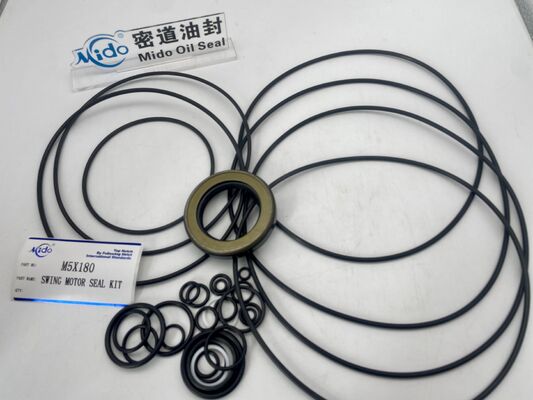 کیت مهر و موم موتور چرخشی بادوام M5X180 برای SK330-8 SK350-8، مهر و موم هیدرولیک قابل اعتماد شما، سفارش انبوه با عرضه جهانی