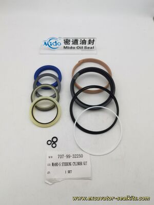 کیت بازسازی سیلندر فرمان کوماتسو WA480-5 | OEM Part 707-99-32250 | ست مهر و موم هیدرولیک